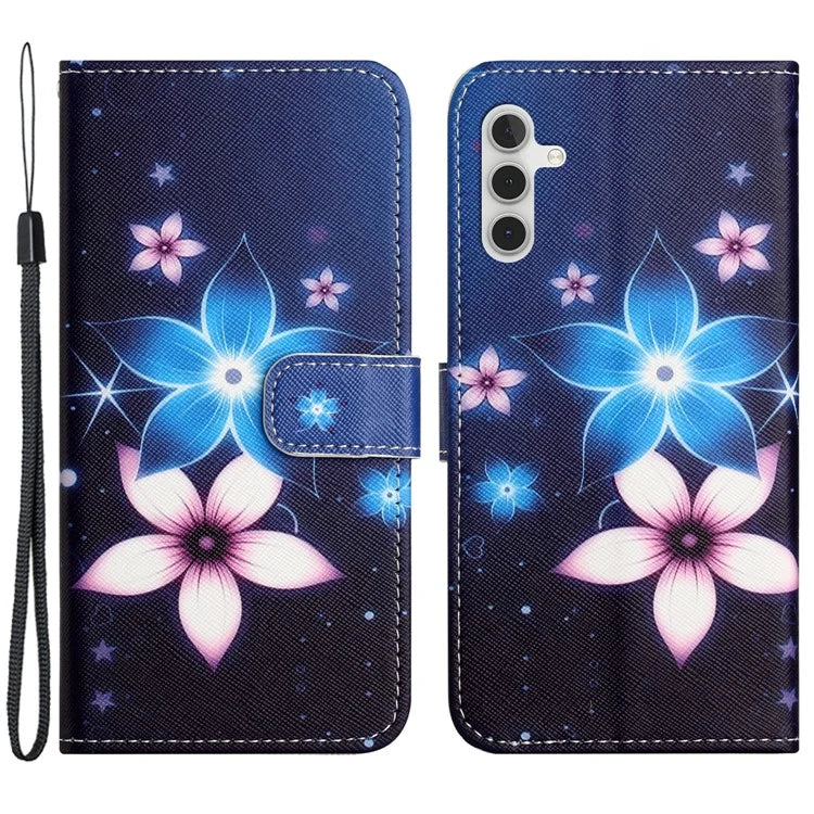 For Samsung Galaxy A05s 4G Wallet Phone Case Pattern Printing Anti-Scratch PU Leather Flip Cover