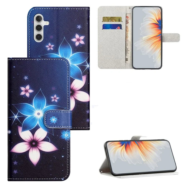 For Samsung Galaxy A05s 4G Wallet Phone Case Pattern Printing Anti-Scratch PU Leather Flip Cover