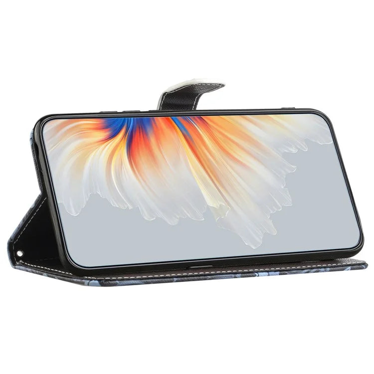 For Samsung Galaxy A05s 4G Wallet Phone Case Pattern Printing Anti-Scratch PU Leather Flip Cover