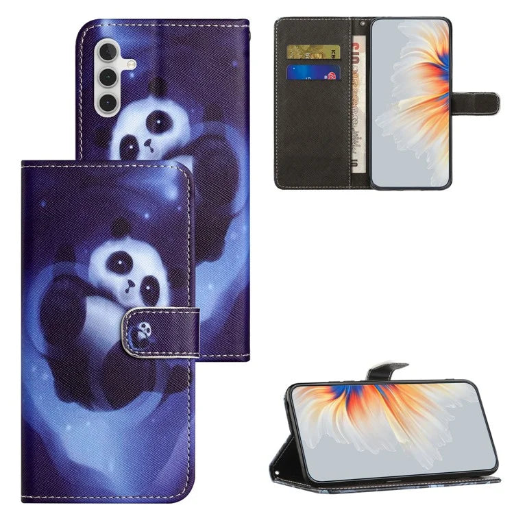For Samsung Galaxy A05s 4G Wallet Phone Case Pattern Printing Anti-Scratch PU Leather Flip Cover
