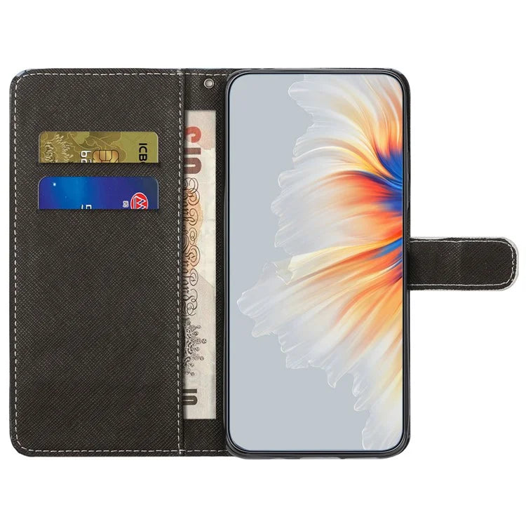 For Samsung Galaxy A05s 4G Wallet Phone Case Pattern Printing Anti-Scratch PU Leather Flip Cover