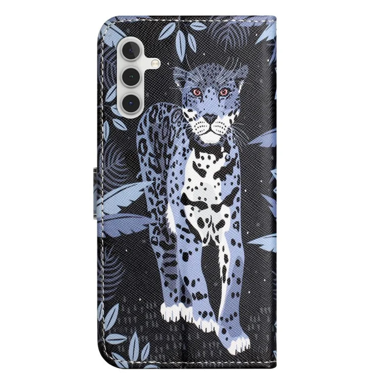For Samsung Galaxy A05s 4G Wallet Phone Case Pattern Printing Anti-Scratch PU Leather Flip Cover