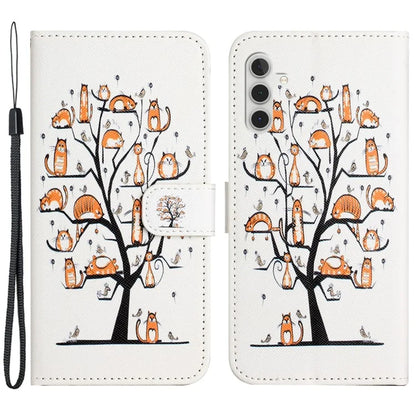 For Samsung Galaxy A05s 4G Wallet Phone Case Pattern Printing Anti-Scratch PU Leather Flip Cover