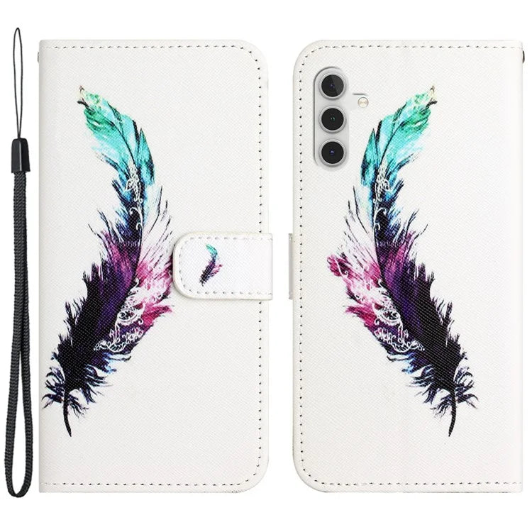 For Samsung Galaxy A05s 4G Wallet Phone Case Pattern Printing Anti-Scratch PU Leather Flip Cover