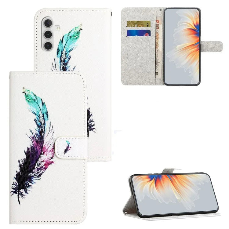 For Samsung Galaxy A05s 4G Wallet Phone Case Pattern Printing Anti-Scratch PU Leather Flip Cover