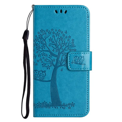 For Samsung Galaxy A05s 4G Cover Owl Tree Pattern Leather Wallet Phone Case