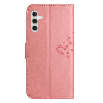 For Samsung Galaxy A05s 4G Cover Owl Tree Pattern Leather Wallet Phone Case
