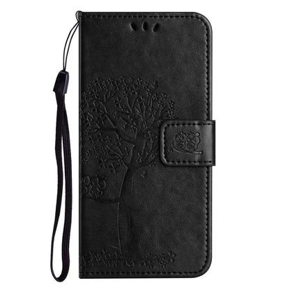 For Samsung Galaxy A05s 4G Cover Owl Tree Pattern Leather Wallet Phone Case