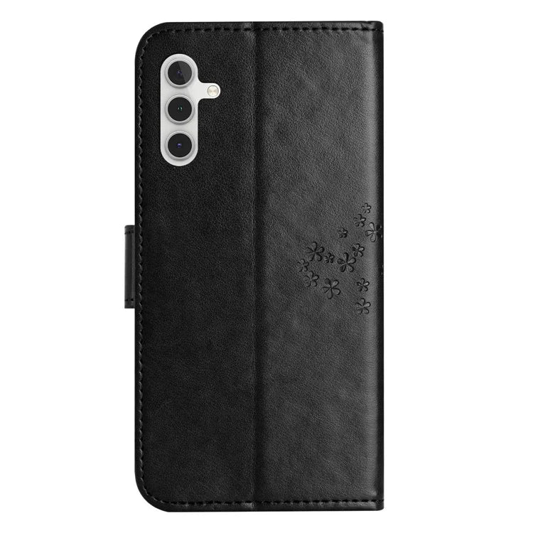 For Samsung Galaxy A05s 4G Cover Owl Tree Pattern Leather Wallet Phone Case