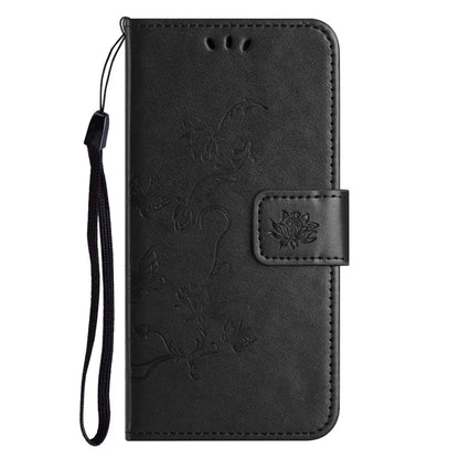 For Samsung Galaxy A05s 4G Case Butterfly Flower Imprinted Anti-drop Leather Phone Cover