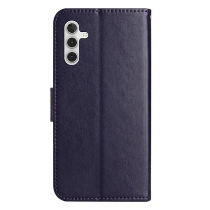 For Samsung Galaxy A05s 4G Case Butterfly Flower Imprinted Anti-drop Leather Phone Cover