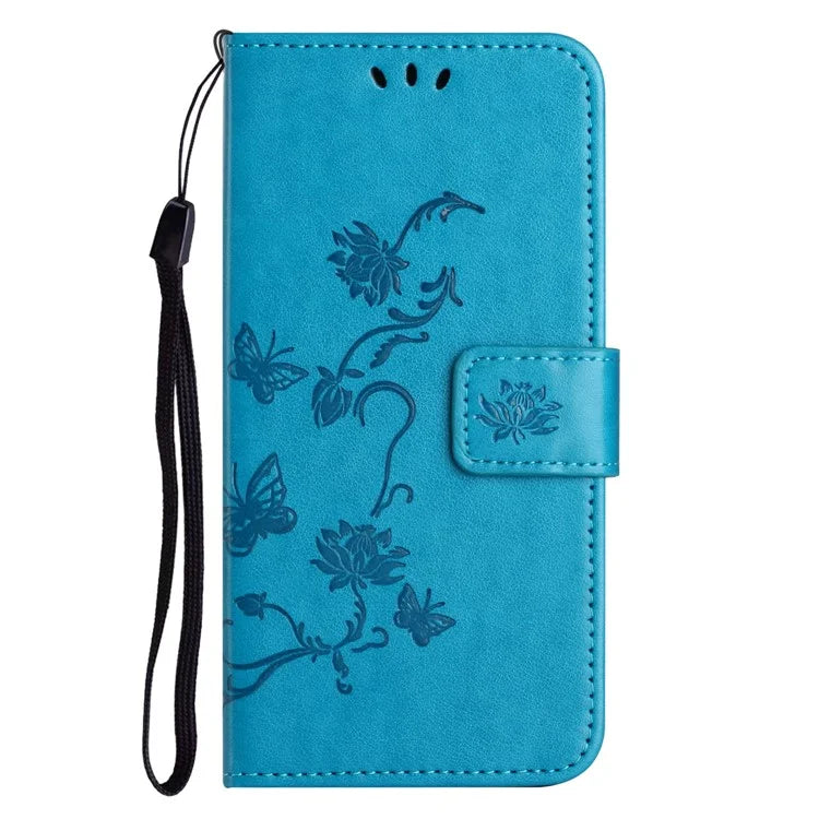 For Samsung Galaxy A05 4G Case Imprinted PU Leather Wallet Folding Stand Phone Cover