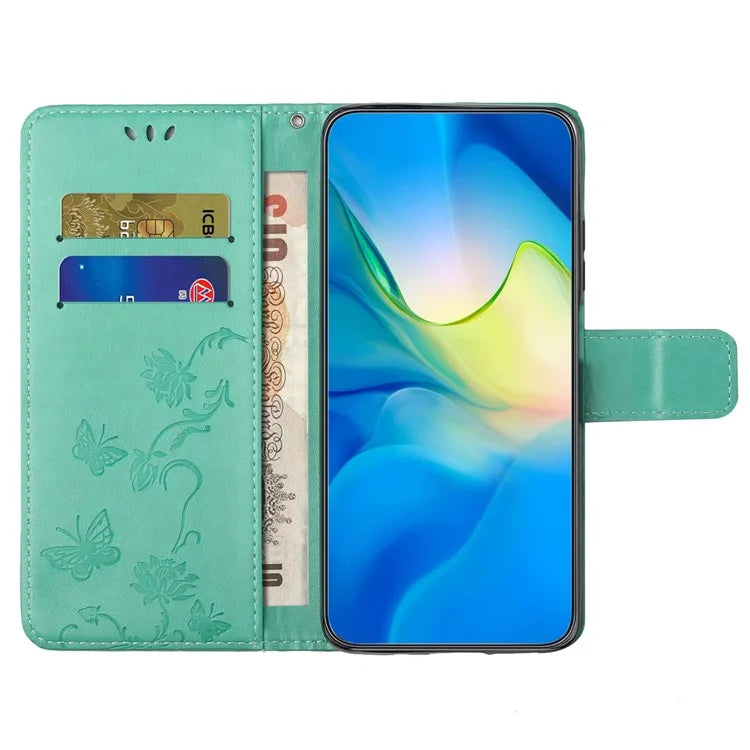 For Samsung Galaxy A05 4G Case Imprinted PU Leather Wallet Folding Stand Phone Cover