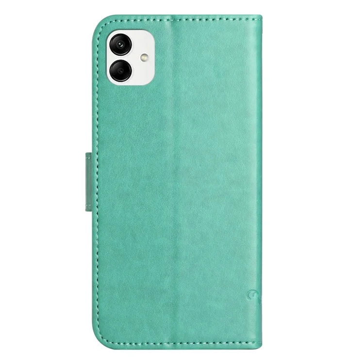 For Samsung Galaxy A05 4G Case Imprinted PU Leather Wallet Folding Stand Phone Cover