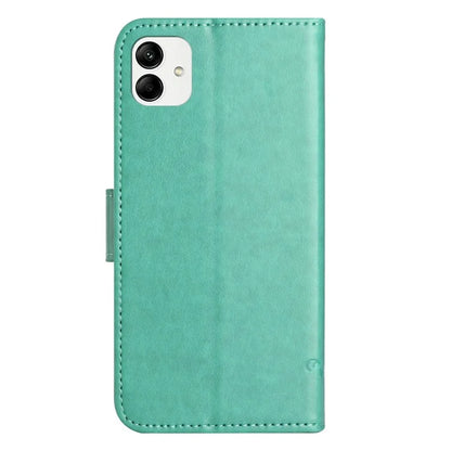For Samsung Galaxy A05 4G Case Imprinted PU Leather Wallet Folding Stand Phone Cover