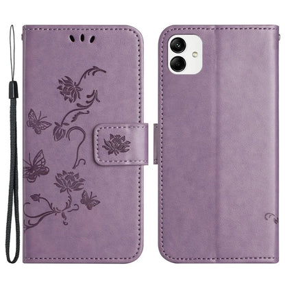 For Samsung Galaxy A05 4G Case Imprinted PU Leather Wallet Folding Stand Phone Cover