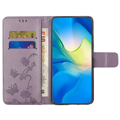 For Samsung Galaxy A05 4G Case Imprinted PU Leather Wallet Folding Stand Phone Cover