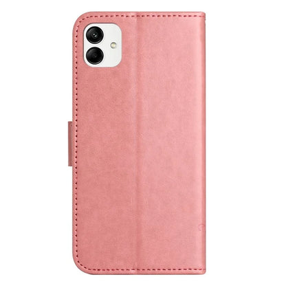For Samsung Galaxy A05 4G Case Imprinted PU Leather Wallet Folding Stand Phone Cover