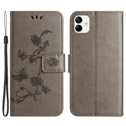 For Samsung Galaxy A05 4G Case Imprinted PU Leather Wallet Folding Stand Phone Cover