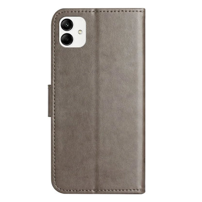For Samsung Galaxy A05 4G Case Imprinted PU Leather Wallet Folding Stand Phone Cover