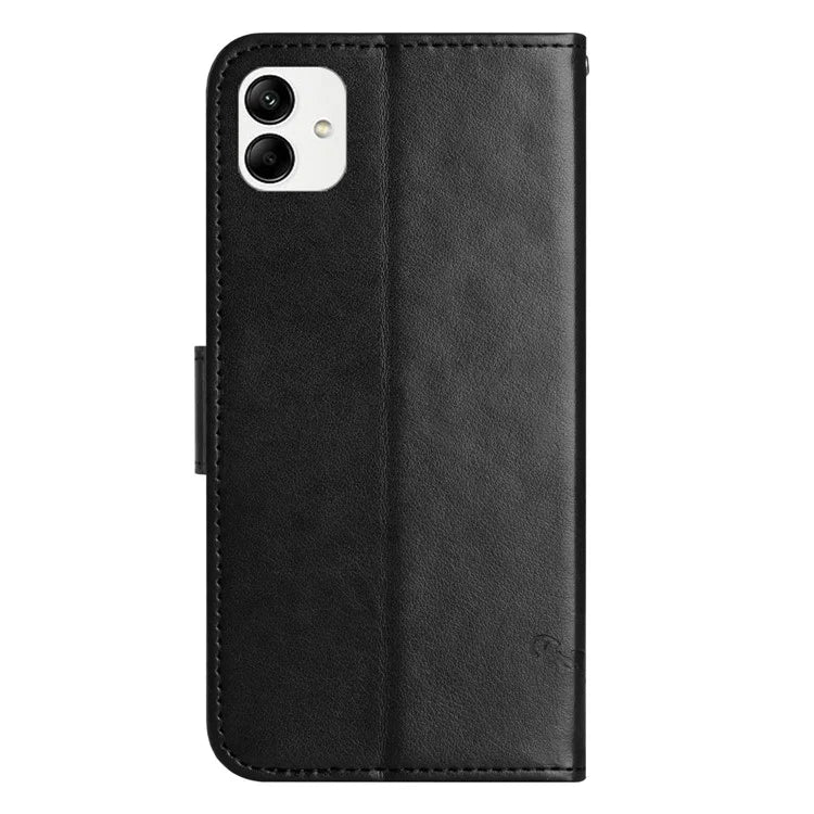 For Samsung Galaxy A05 4G Case Imprinted PU Leather Wallet Folding Stand Phone Cover