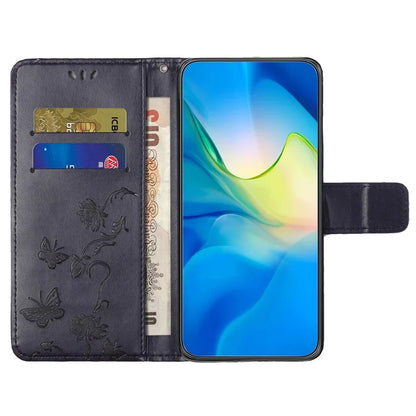 For Samsung Galaxy A05 4G Case Imprinted PU Leather Wallet Folding Stand Phone Cover