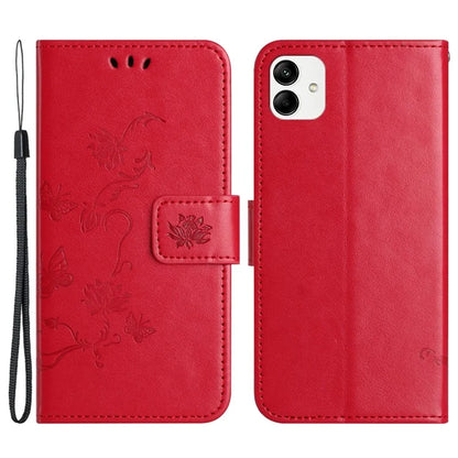 For Samsung Galaxy A05 4G Case Imprinted PU Leather Wallet Folding Stand Phone Cover
