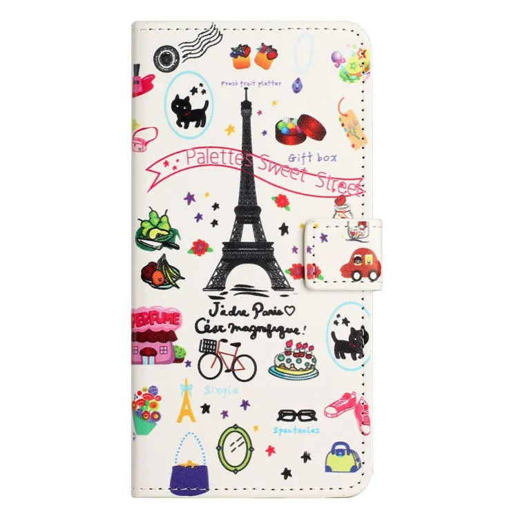 For Samsung Galaxy A05 4G Shockproof Case Pattern Printing PU Leather Wallet Phone Case