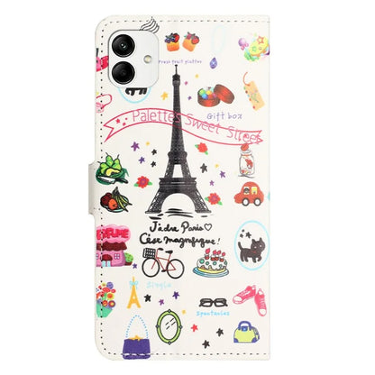 For Samsung Galaxy A05 4G Shockproof Case Pattern Printing PU Leather Wallet Phone Case