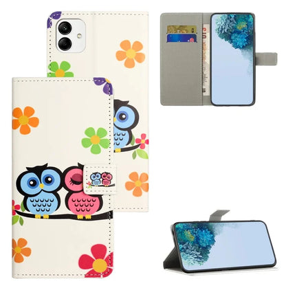For Samsung Galaxy A05 4G Shockproof Case Pattern Printing PU Leather Wallet Phone Case