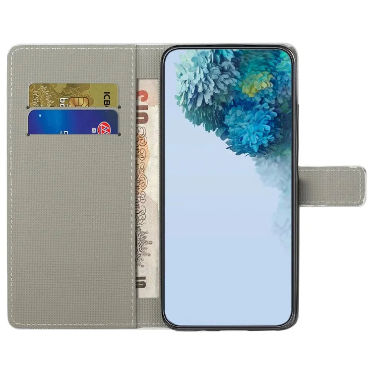 For Samsung Galaxy A05 4G Shockproof Case Pattern Printing PU Leather Wallet Phone Case