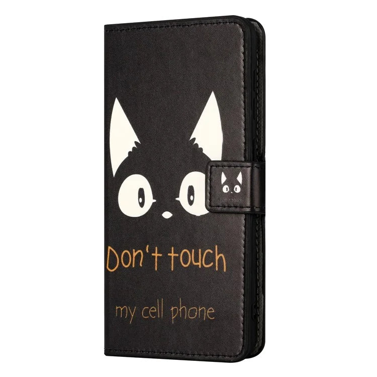 For Samsung Galaxy A05 4G Shockproof Case Pattern Printing PU Leather Wallet Phone Case