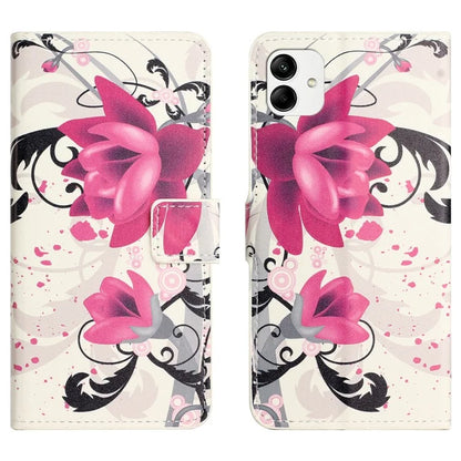 For Samsung Galaxy A05 4G Shockproof Case Pattern Printing PU Leather Wallet Phone Case