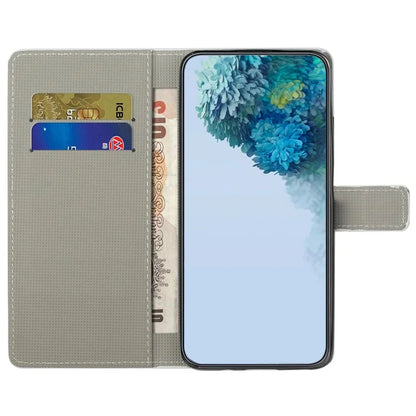 For Samsung Galaxy A05 4G Shockproof Case Pattern Printing PU Leather Wallet Phone Case