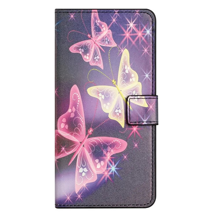 For Samsung Galaxy A05 4G Shockproof Case Pattern Printing PU Leather Wallet Phone Case