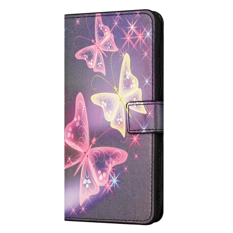 For Samsung Galaxy A05 4G Shockproof Case Pattern Printing PU Leather Wallet Phone Case