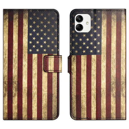 For Samsung Galaxy A05 4G Shockproof Case Pattern Printing PU Leather Wallet Phone Case