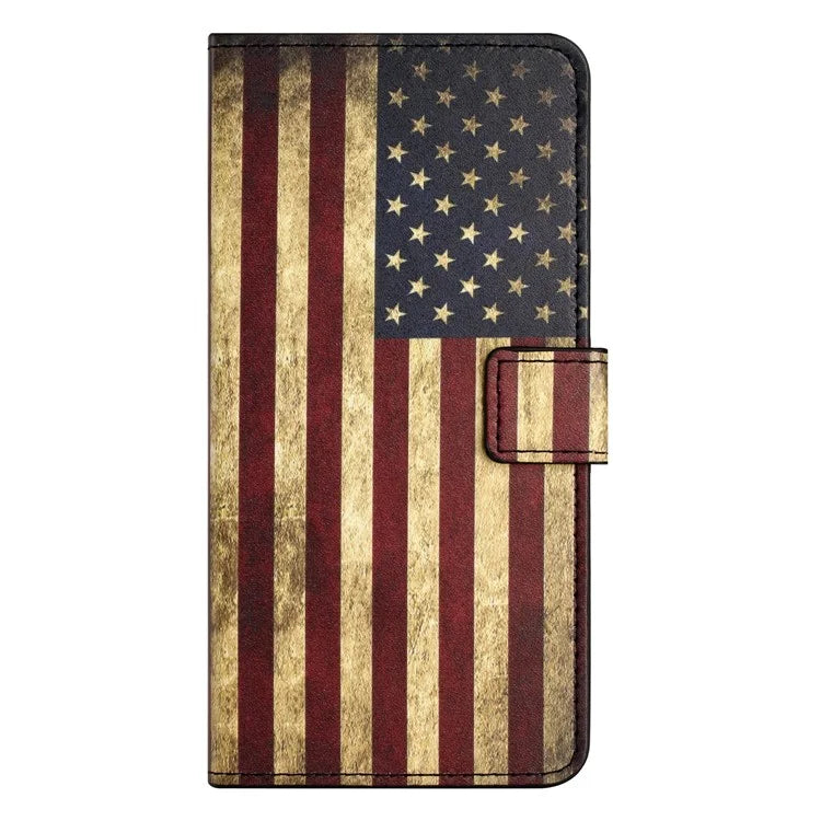 For Samsung Galaxy A05 4G Shockproof Case Pattern Printing PU Leather Wallet Phone Case