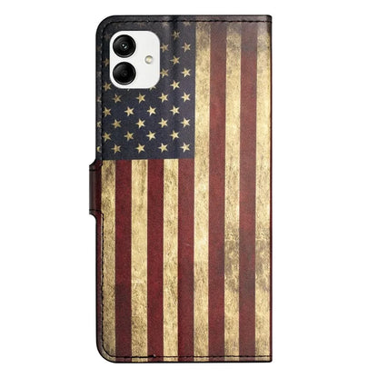 For Samsung Galaxy A05 4G Shockproof Case Pattern Printing PU Leather Wallet Phone Case