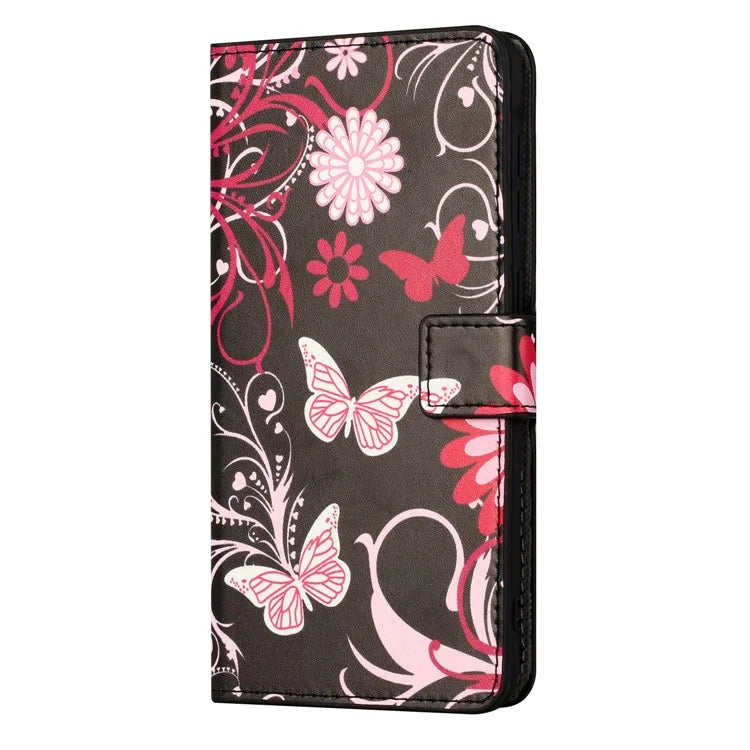For Samsung Galaxy A05 4G Shockproof Case Pattern Printing PU Leather Wallet Phone Case