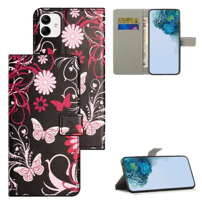 For Samsung Galaxy A05 4G Shockproof Case Pattern Printing PU Leather Wallet Phone Case