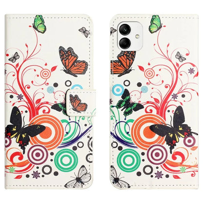 For Samsung Galaxy A05 4G Shockproof Case Pattern Printing PU Leather Wallet Phone Case
