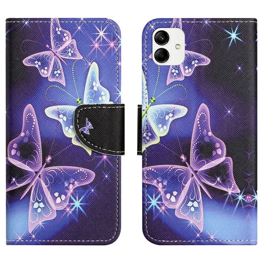 For Samsung Galaxy A05 4G Leather Case Pattern Printed Wallet Stand Phone Cover