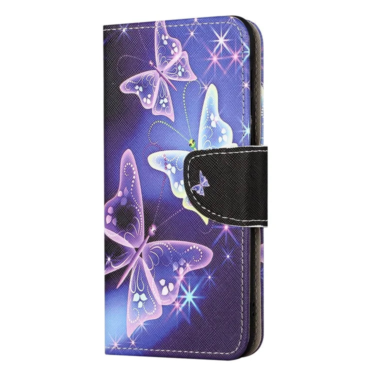 For Samsung Galaxy A05 4G Leather Case Pattern Printed Wallet Stand Phone Cover