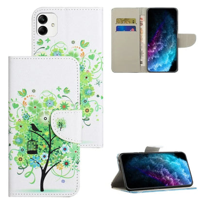For Samsung Galaxy A05 4G Leather Case Pattern Printed Wallet Stand Phone Cover