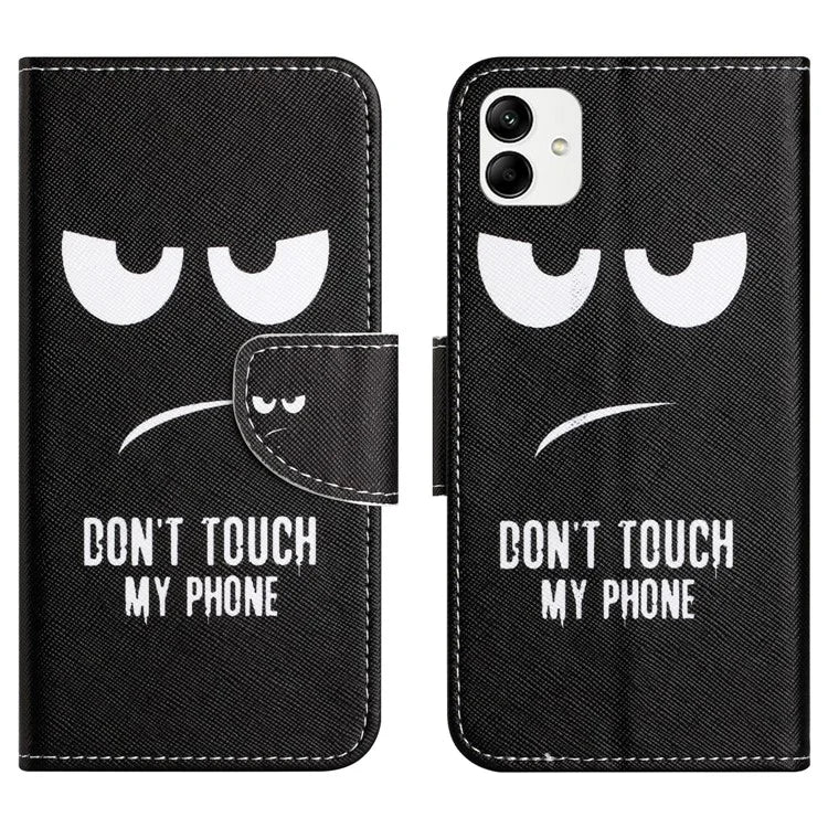 For Samsung Galaxy A05 4G Leather Case Pattern Printed Wallet Stand Phone Cover