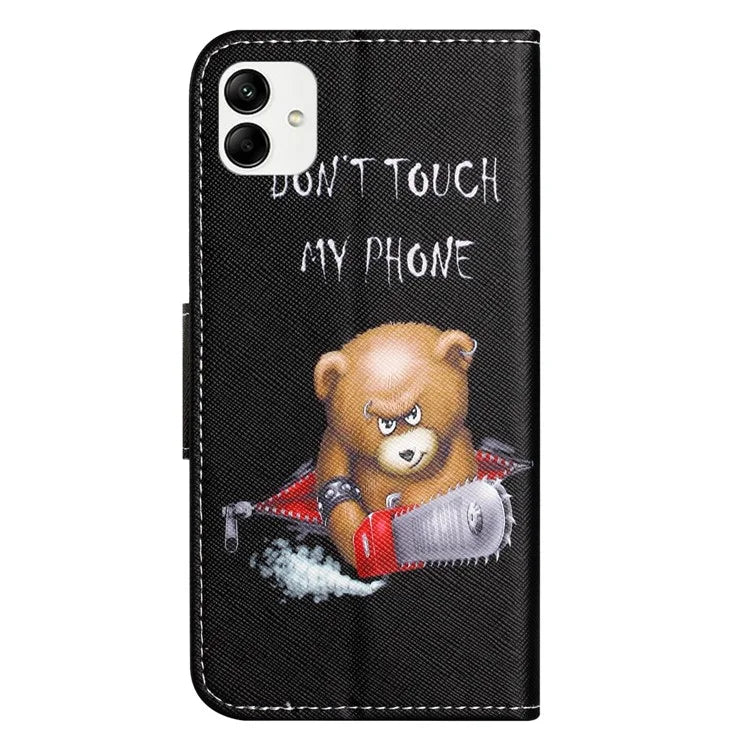 For Samsung Galaxy A05 4G Leather Case Pattern Printed Wallet Stand Phone Cover