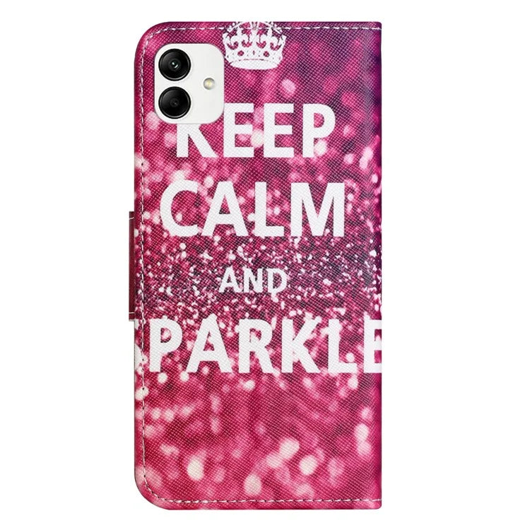 For Samsung Galaxy A05 4G Leather Case Pattern Printed Wallet Stand Phone Cover