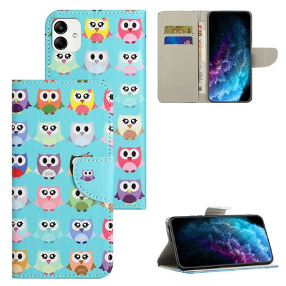 For Samsung Galaxy A05 4G Leather Case Pattern Printed Wallet Stand Phone Cover