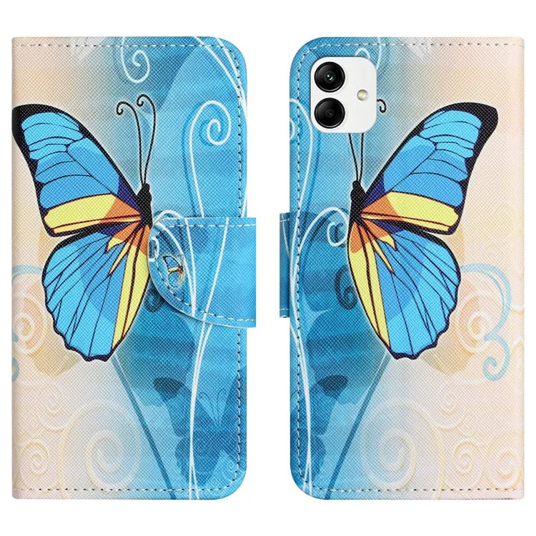 For Samsung Galaxy A05 4G Leather Case Pattern Printed Wallet Stand Phone Cover